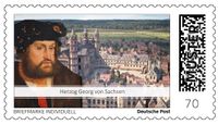 Herzog Georg von Sachsen, Wormser Reichstag 1521, Luther Briefmarken, Martin Luther, Reformator, Luther in Worms