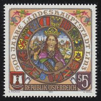 Kaiser Friedrich III, Worms, Briefmarken