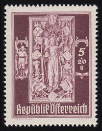 Grabmal Kaiser Friedrichs III, Kaiser Friedrichs III, Briefmarke