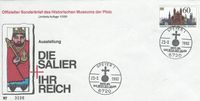 Offizieller Sonderbrief, Historisches Museums der Pfalz, Auflage nur 10.000 St&uuml;ck von 1992