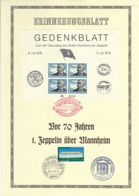1. Zeppelin &uuml;ber Mannheim