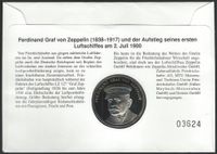 Ferdinand von Zeppelin, Historische Luftpostbef&ouml;rderung - Zeppelin LZ 127 Sonderstempel Friedrichshafen
