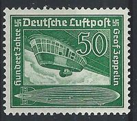 100 Jahre Graf Zeppelin - Deutsche Post 50 - Motiv - Passagierkabiene LZ 129