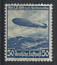 Mit LZ 129 nach Nordamerika - 50 Deutsche Luftpost - Blau