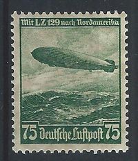 Mit LZ 129 nach Nordamerika - 75 Deutsche Luftpost - Gr&uuml;n