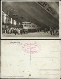 Luftschiff; Luftschiff Graf Zeppelin, Luftpost, Zeppelinpost