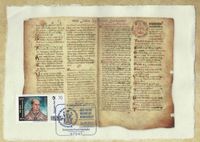 16.09.2022 900 Jahre Wormser Konkordat - Abschrift der P&auml;pstlichen Urkunde - B&uuml;tten 2