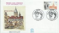 FDC n° 1699 - Abbaye de Cluny - 23/6/1990